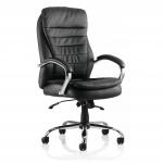 Rocky Executive Chair Black Leather High Back With Arms EX000061