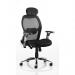 Sanderson Executive Chair Black Airmesh Seat With Mesh Back With Arms EX000064