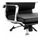 Savoy Executive High Back Chair Black Soft Bonded Leather With Arms EX000067