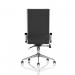 Savoy Executive High Back Chair Black Soft Bonded Leather With Arms EX000067