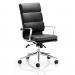 Savoy Executive High Back Chair Black Bonded Leather With Arms EX000067
