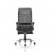 Vegas Executive Chair Black Leather Seat Black Mesh Back With Leather Headrest With Arms EX000074