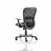 Victor II Executive Chair Black Leather Black Mesh With Arms EX000075