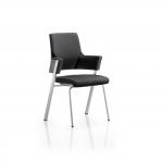 Enterprise Visitor Chair Black Fabric With Arms EX000107