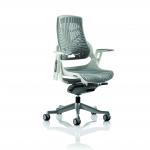 Zure Executive Chair Elastomer Gel Grey With Arms EX000112