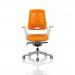 Zure Executive Chair Elastomer Gel Orange With Arms EX000133