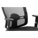 Portland Cantilever Chair Black Mesh With Arms EX000136