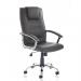 Thrift Executive Chair Black Soft Bonded Leather With Padded Arms EX000163