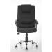 Thrift Executive Chair Black Soft Bonded Leather With Padded Arms EX000163