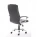 Thrift Executive Chair Black Soft Bonded Leather With Padded Arms EX000163