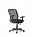 Mave Task Operator Chair Black Mesh With Arms Black Seat EX000193