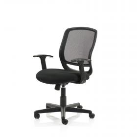 Mave Task Operator Chair Black Mesh With Arms EX000193