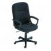 Hague Charcoal Fabric Executive Chair With Fixed Arms EX000201