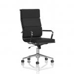 Hawkes Black PU Chrome Frame Executive Chair EX000219