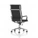 Hawkes Black PU Chrome Frame Executive Chair EX000219