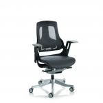 Zure Executive Chair Black Shell Charcoal Mesh EX000220