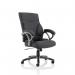 Kansas Black Faux Leather Chair EX000223