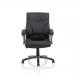 Kansas Black Faux Leather Chair EX000223