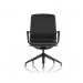 Lucia Executive Chair Black Frame With Chrome Glides EX000264