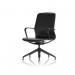 Lucia Executive Chair Black Frame With Chrome Glides EX000264