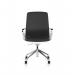 Mara Black PU White Shell Executive Office Chair EX000275