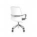 Mara Black PU White Shell Executive Office Chair EX000275