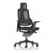 Zure Noir Black Shell Black Base Charcoal Mesh with Headrest EX000278