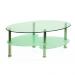 Berlin Coffee Table With Chrome Legs And Shelves FR000001
