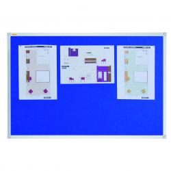 Cheap Stationery Supply of Felt Pin Board X-tra!Line&reg; 90x60cm Blue FR0039 Office Statationery