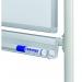 Revolving Whiteboard On Mobile Stand 120 x 90cm Lacquered Steel FR0089
