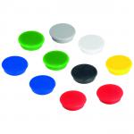 Tacking Magnet Size 13mm Adhesive Force 100g Various colours 10 Pieces FR0155