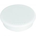 Tacking Magnet Size 24mm Adhesive Force 300g White 10 Pieces FR0160
