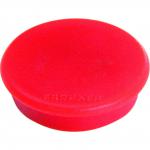 Tacking Magnet Size 38mm Adhesive Force 1500g Red 10 Pieces FR0170