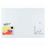 Magnetic Glass Board 120x90cm White FR0220