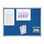 ProLine Felt pin board 120 x 90 cm & blue FR0937