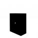Graviti Plus Contract Stationery 1000mm 2-Door Cupboard Black No Shelves GS2043