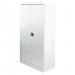 Graviti Plus Contract Stationery 1850mm 2-Door Cupboard Chalky White No Shelves GS2050