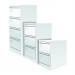 Graviti Plus Contract 2 Drawer Filing Cabinet Chalky White GS2054