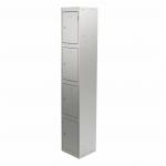 Graviti Plus Contract Locker 4 Door 1800mm High 450 Deep Goose Grey GS2065