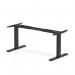 This picture showcases a set of dynamic furniture components, specifically an air height adjustable black leg pack. The sleek, modern design features sturdy legs with a glossy black finish, and a unique air-based mechanism for easy height adjustment.