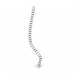 Air Height Adjustable Cable Spine White HA01527