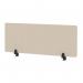 Air Desktop Screen 1200 x 400mm Bespoke Quest Salt Fabric HA03689