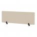 Air Desktop Screen 1400 x 400mm Bespoke Quest Salt Fabric HA03701