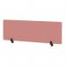 Air Desktop Screen 1400 x 400mm Bespoke Quest Shrimp Fabric HA03703