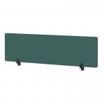 Air Desktop Screen 1600 x 400mm Bespoke Quest Kelp Fabric HA03710