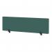 Air Desktop Screen 1600 x 400mm Bespoke Quest Kelp Fabric HA03710