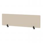 Air Desktop Screen 1600 x 400mm Bespoke Quest Salt Fabric HA03713