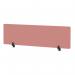 Air Desktop Screen 1600 x 400mm Bespoke Quest Shrimp Fabric HA03715