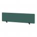 Air Desktop Screen 1800 x 400mm Bespoke Quest Kelp Fabric HA03722