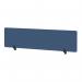 Air Desktop Screen 1800 x 400mm Bespoke Quest Limpet Fabric HA03723